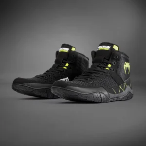 Venum Training Camp 4.0 Scarpe da wrestling Elite - Nero/Neon Green