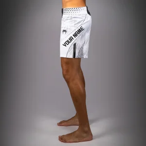 UFC Zenith by Venum Authentic Fight Night Pantaloncini da combattimento Fit corto Uomo Personalizzato - Bianco