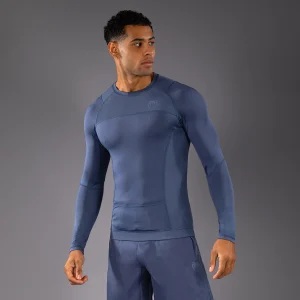 Venum G-Fit Air Rashguard Maniche Lunghe - Blu Nebbioso