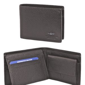 Aeronautica Militare Portafoglio con patta tessere e tasca monete