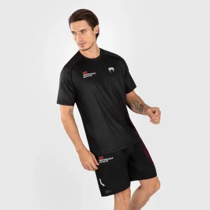 Camicia UFC Venum Performance Institute 2.0 Camicia Dry-Tech da Uomo - Nero/Rosso