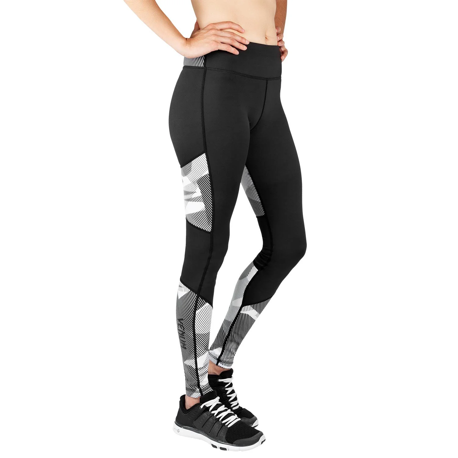 Legging Donna Venum Dune 2.0 - Nero/Bianco - immagine 4