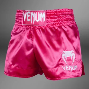 Classic Venum Pantaloncini da Muay Thai - Rosa/Bianco