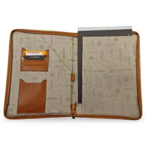 Chiarugi portadocumenti A4 Slim chiuso con zip