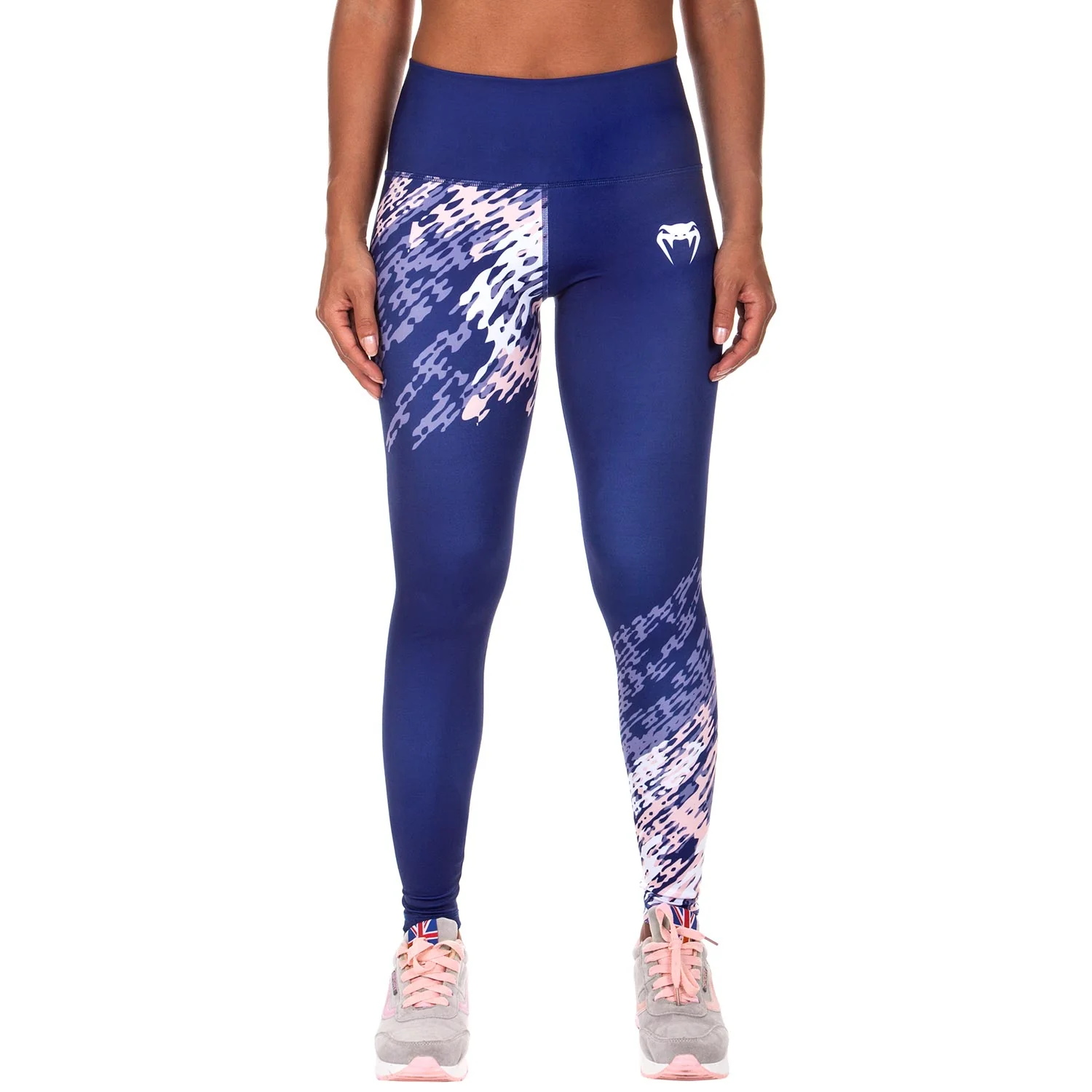 Leggings Venum Neo Camo - Blu navy/Corallo - immagine 3