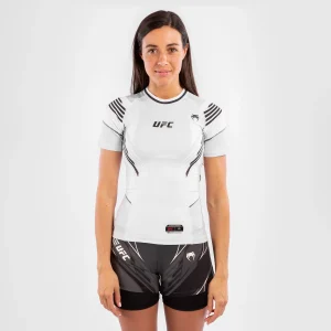 Rashguard Donna UFC Venum Authentic Fight Night - Bianco