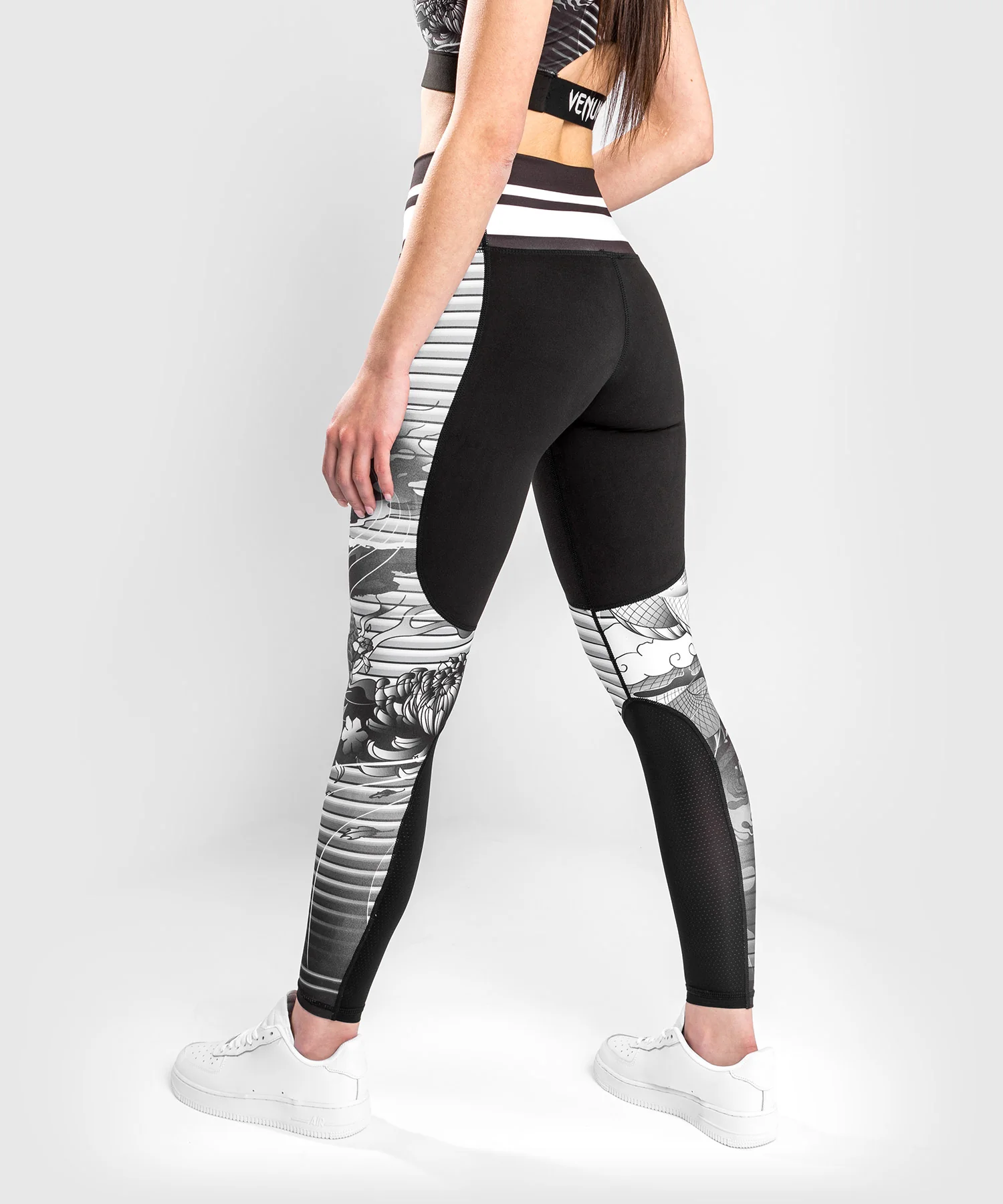 Legging Venum YK21 - Nero/Bianco - immagine 4