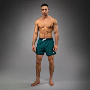 Venum Echo Board Shorts - Deep Ocean Blue/Emerald Green