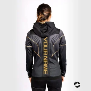 Felpa con cappuccio UFC Venum personalizzata Authentic Fight Night 2.0 Donna - Champion