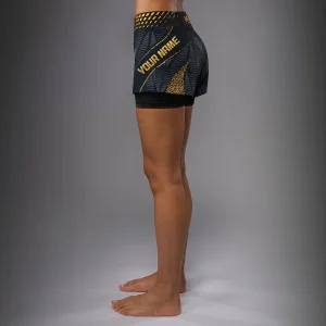 UFC Zenith by Venum Authentic Fight Night Pantaloncini da combattimento Fit corto Donna Personalizzato - Champion