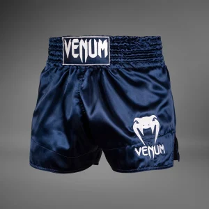 Classic Venum Pantaloncini da Muay Thai - Blu navy/bianco