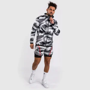 Venum Electron 3.0 Felpa con cappuccio - Grigio/Rosso