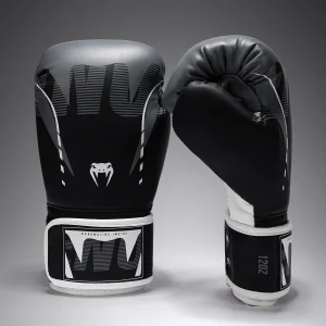 Venum Adrenaline Guantoni da Boxe – Nero/Grigio Argento