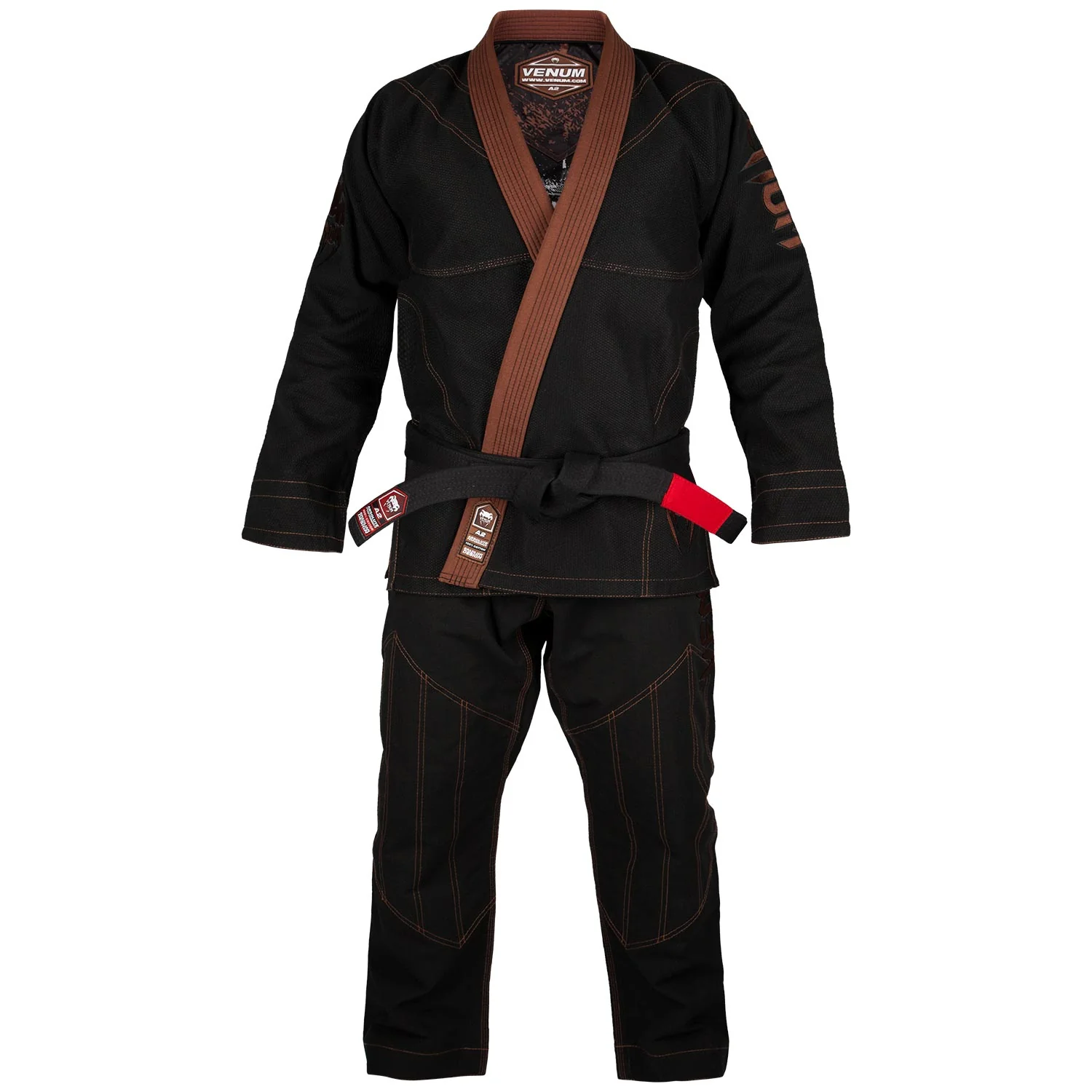 Gi da BJJ Venum Absolute Gorilla - Nero/Marrone - immagine 5