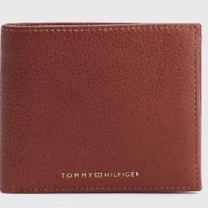 AM10238 Tommy Hilfiger Premium Leather CC And Coin Portafoglio Uomo