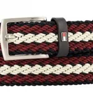 AM12243 Tommy Hilfiger DENTON 3.5 ELASTIC Cintura rosso,blu,bianco