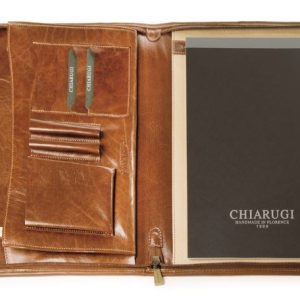 Chiarugi Cartella A4 sotto braccio in Cuoio