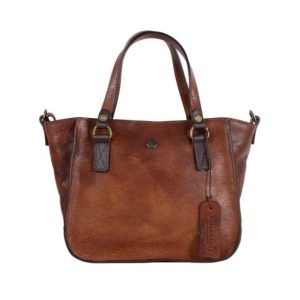 Chiarugi Mini shopping bag Netla Old Tuscany Pelle Pieno Fiore