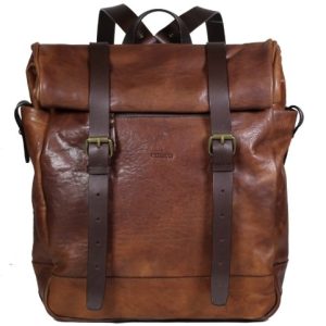 Chiarugi Zaino Skye Old Tuscany Pelle Pieno Fiore