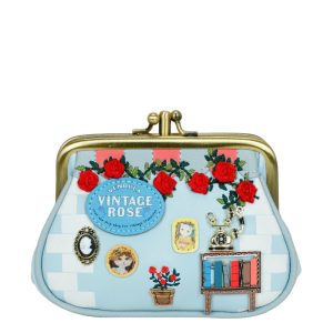 Vendula Portamonete Con Clip Vendula Vintage Rose