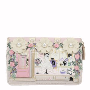 Vendula Portafoglio da Donna con Zip The Wedding Shop