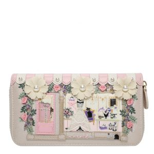 Vendula Grande Portafoglio Da Donna Con Zip The Wedding Shop