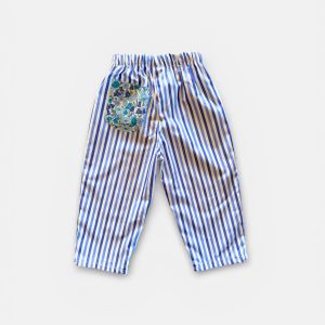 Asilo unisex righe con taschino liberty