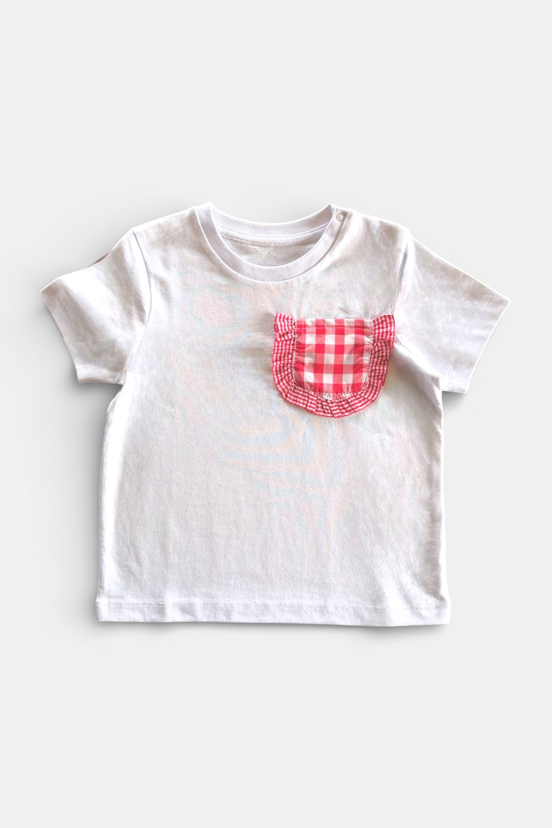 T-shirt taschino vichy rosso