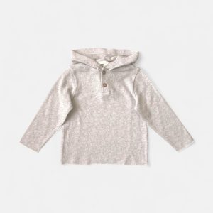 Maglia con cappuccio in felpina