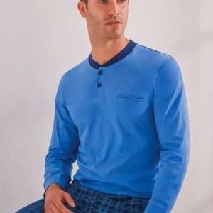 Pigiama da uomo in cotone Il Granchio GP1114