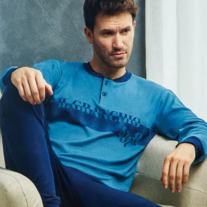 Pigiama in cotone interlock Il Granchio GP2087