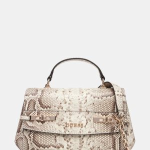 Guess Borsa a mano Melinda stampa pitonata