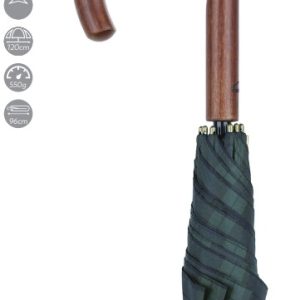 Rainbow Ombrello Lungo Automatico Manico in Legno Naturale