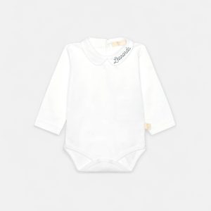 Body con colletto – ricamo con nome