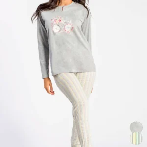 PDM465 - PIGIAMA DONNA MANICA LUNGA