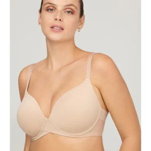 W1831 - REGGISENO IMBOTTITO CON FERRETTO E FIANCHI IN TULLE CONTENITIVO TAGLIO LASER