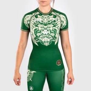 Noche UFC by Venum Authentic Fight Night Rashguard a maniche corte da donna - Verde