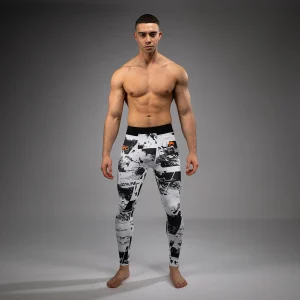 UFC Zenith by Venum Authentic Fight Week Leggings Performance Uomo - Bianco