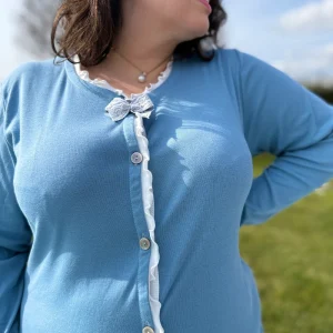 Pigiama Donna Aperto Manica Lunga Giorgia