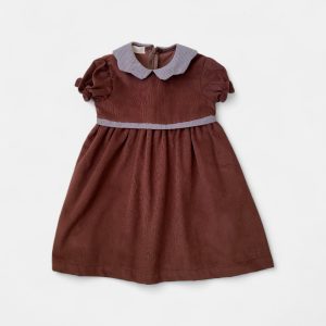 Abito Sartini Fior di velluto cacao