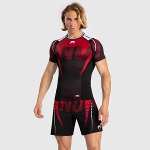 Venum Adrenaline Rashguard a Maniche Corte da Uomo - Red