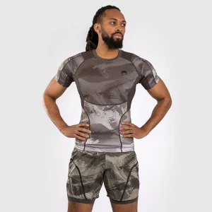 Venum Electron 3.0 Rashguard a manica corta - Sabbia