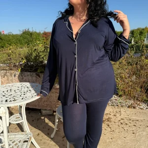 Pigiama Donna Manica Lunga Class Aperto