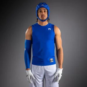 Venum Elite Football Maglietta a Compressione Senza Maniche - Blu Reale