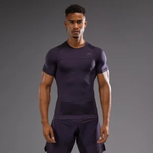 Venum G-Fit Air Rashguard a maniche Corte - Viola Scuro