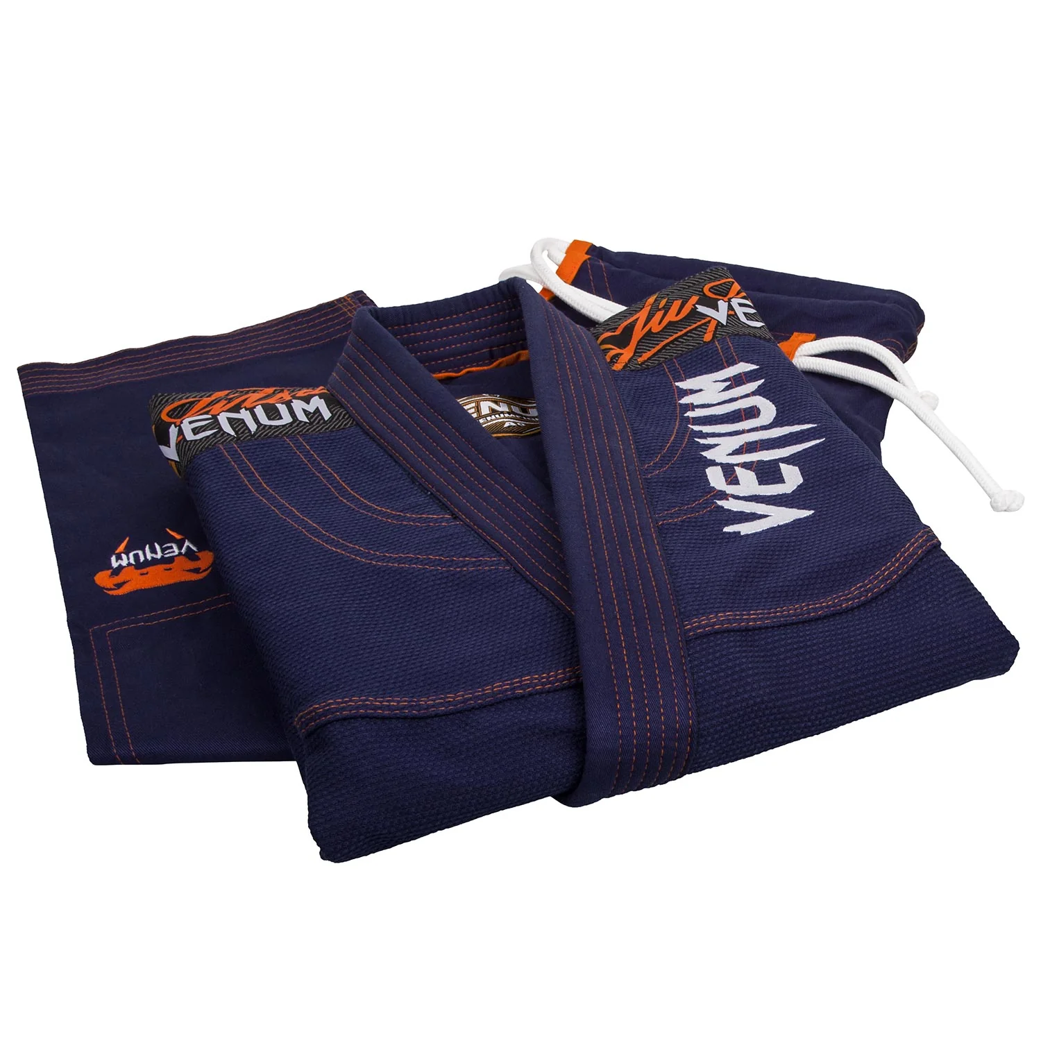 Venum Challenger 3.0 BJJ GI - Blu navy/Arancione - immagine 5