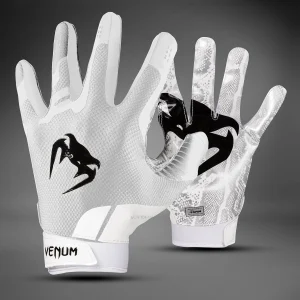 Venum Elite Guanti da football - Bianco/Nero