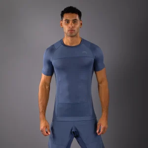Venum G-Fit Air Rashguard a maniche Corte - Blu Nebbioso
