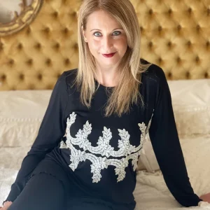 Pigiama Donna Manica Lunga  Zina