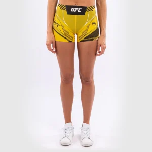 Pantaloncini da Vale Tudo Donna UFC Venum Authentic Fight Night - Vestibilità Corta - Giallo